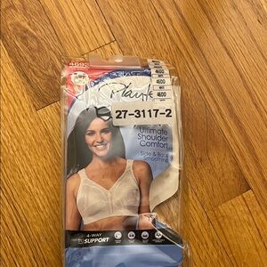 Brand new in package Playtex Ultimate Shoulder Comfort Bra in White